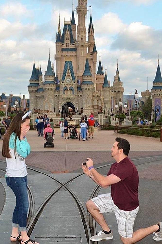 Disney proposal ideas couple castle