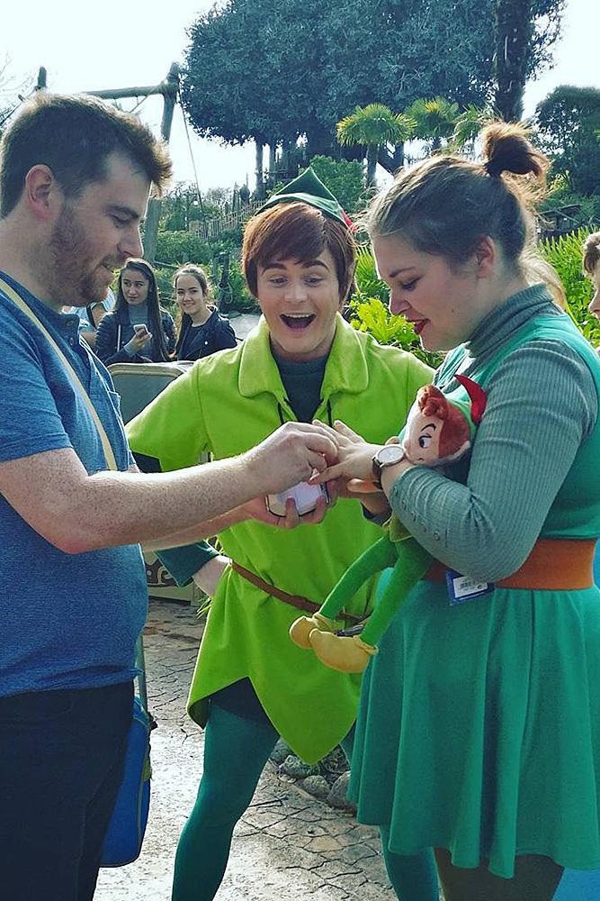 Disney proposal ideas man and woman engaged