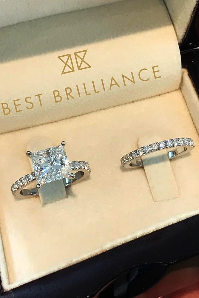 33 Inspiring Best Brilliance Wedding Ring Sets | Oh So Perfect Proposal