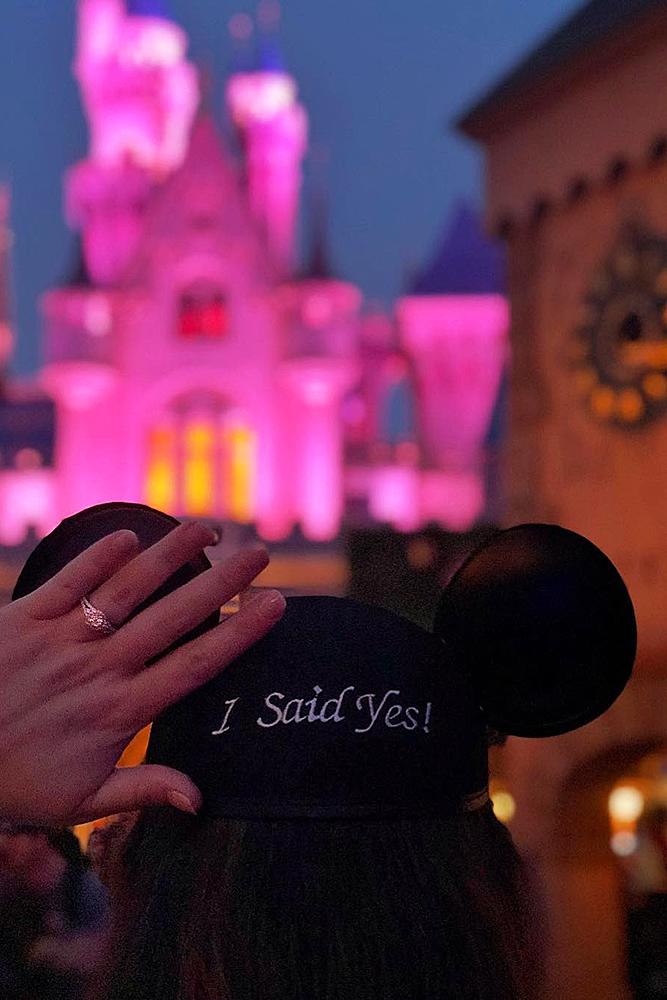 disney proposal ideas engaged photo ring ears