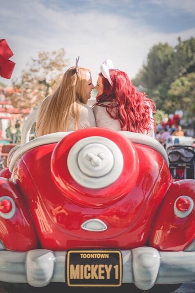 same sex proposals girls disney engagement photo