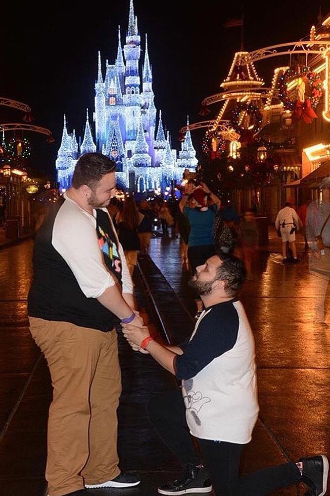 same sex proposals romantic proposal at the disneyland