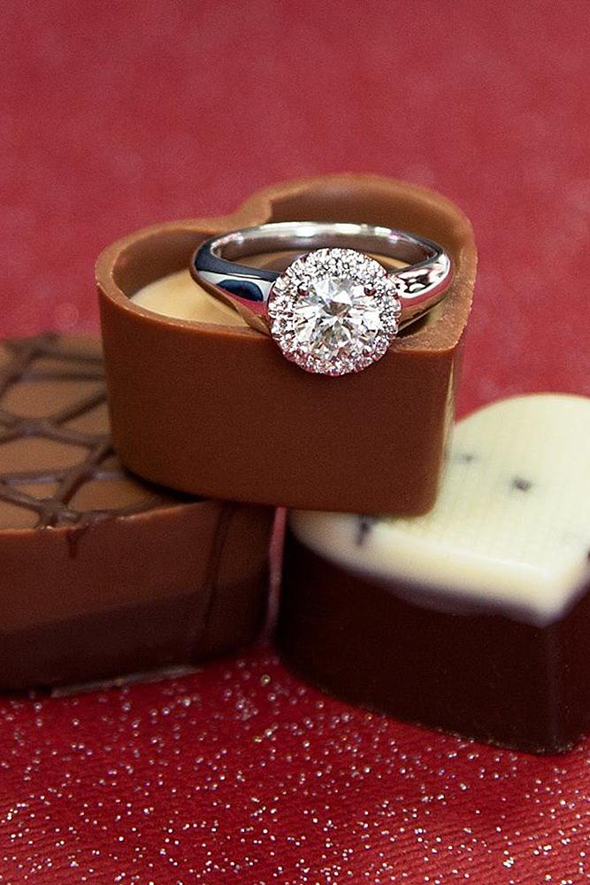 valentines day proposal candy chocolate ring