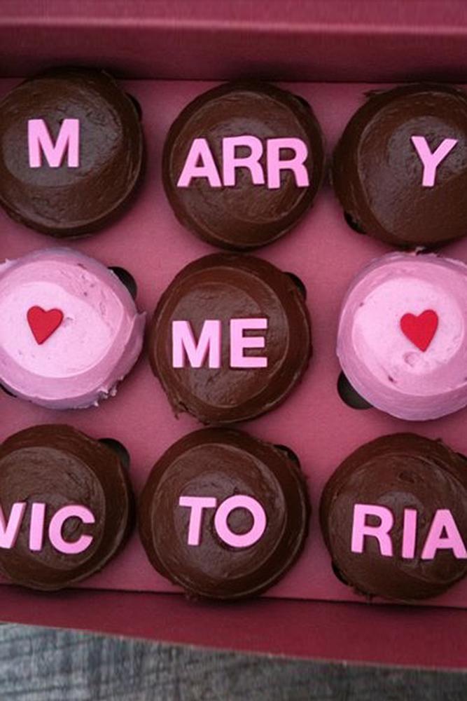 valentines day proposal marry me proposal cupcakes