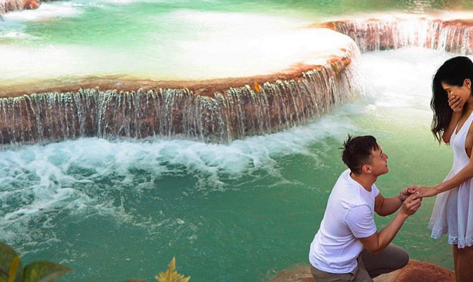 unique engagement ideas amazing view man propose a woman romantic