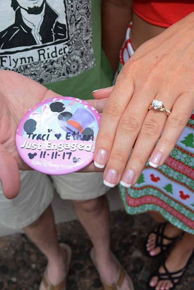 unique engagement ideas engaged couple engagement ring disney