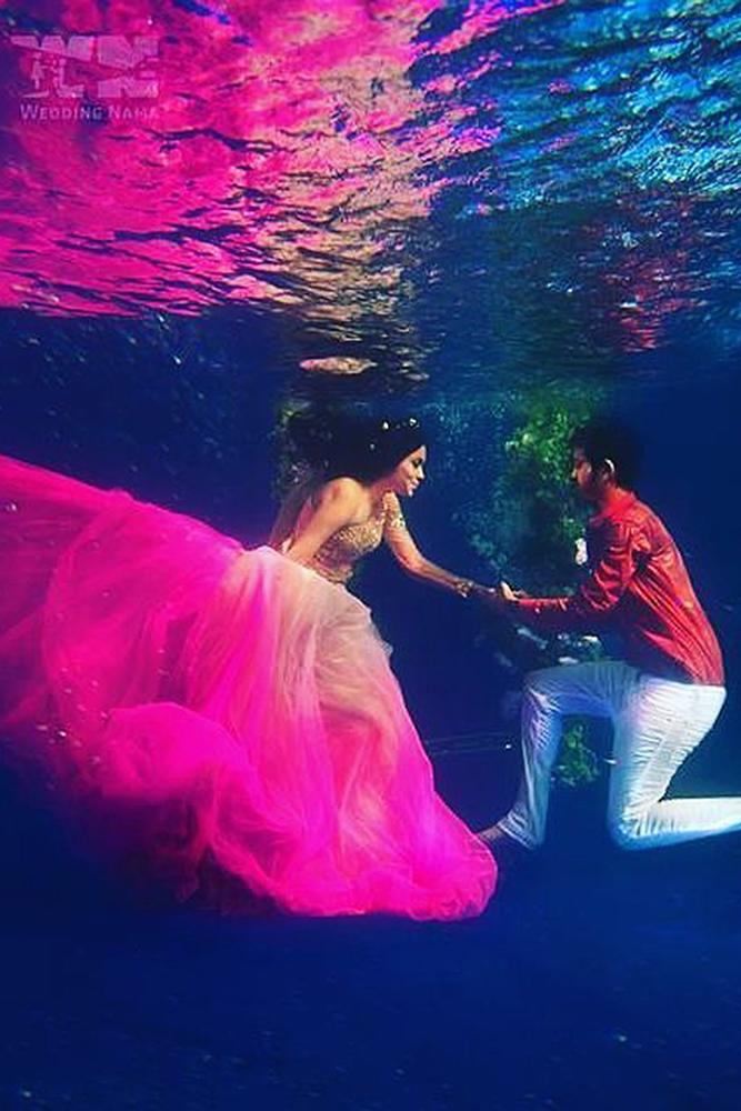 unique engagement ideas underwater proposal man and woman beautiful