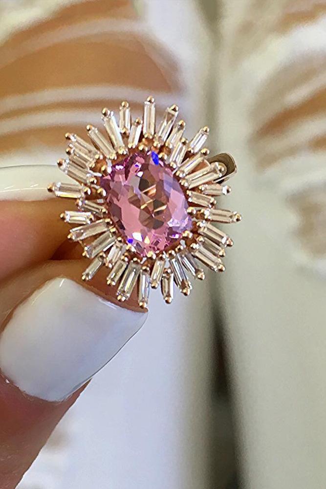 best sapphires designers rose gold engagement ring unique sapphire engagement rings pink sapphire