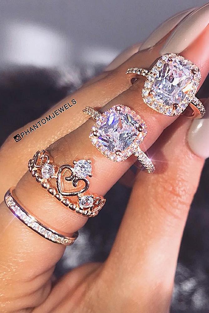 bridal sets silver with the gems pave band