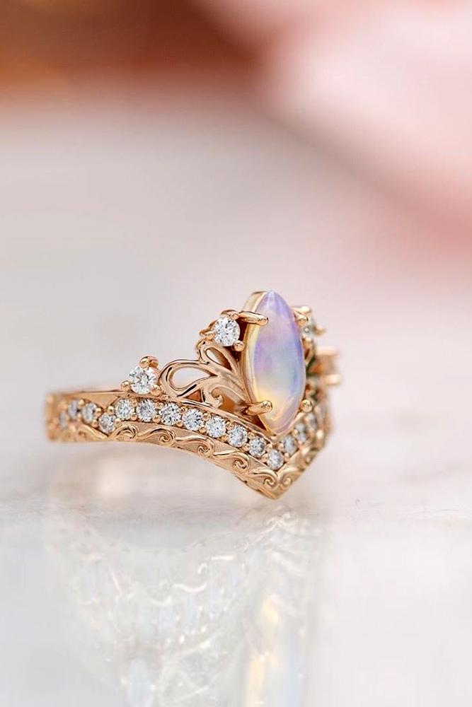 opal wedding ring