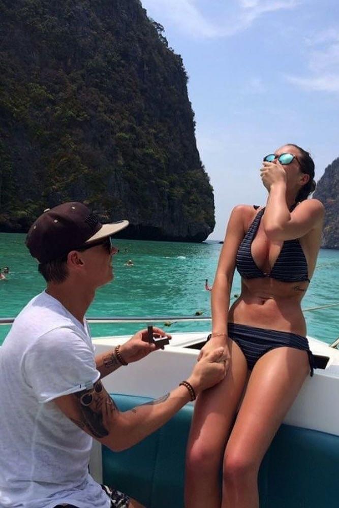proposals fairy tale unexpected proposal on the yacht