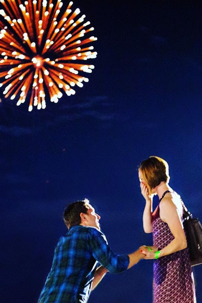 4 july proposal decoration perfect proposal on independence day fireworks in night sky she wondered