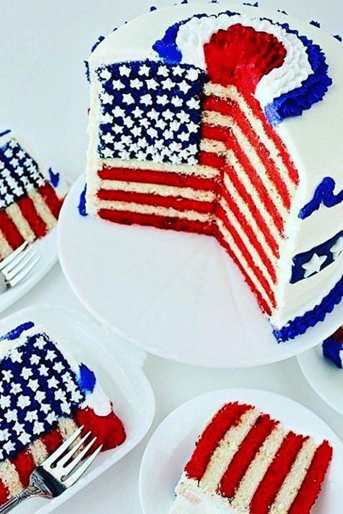 4 july proposal decoration sweets pie looks like american flag perfect proposal on independence day sweets