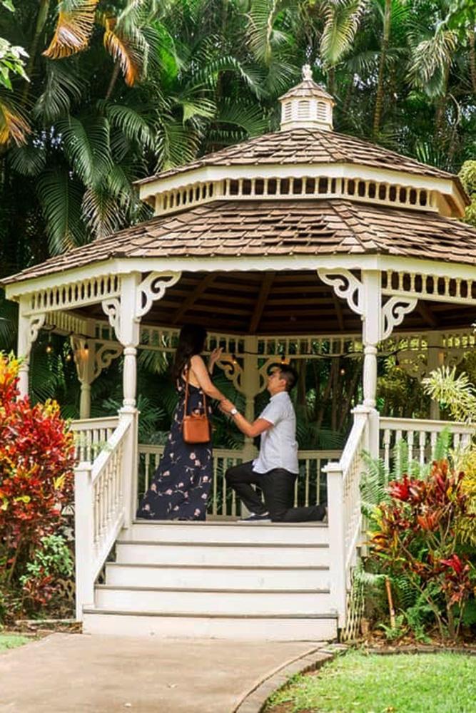 best proposals romantic proposals in gazebo cute idea