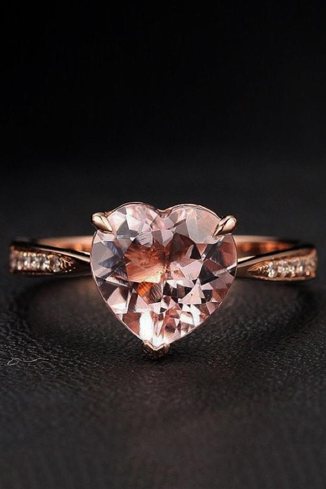 cubic zirconia engagement rings heart engagement rings rose gold engagement rings beautiful engagement rings proposal rings