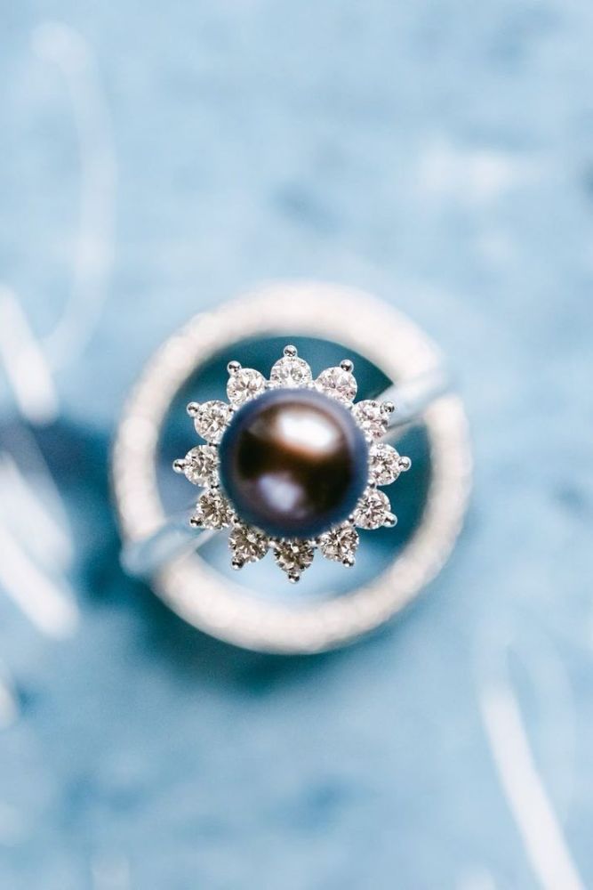 pearl engagement rings halo rings2