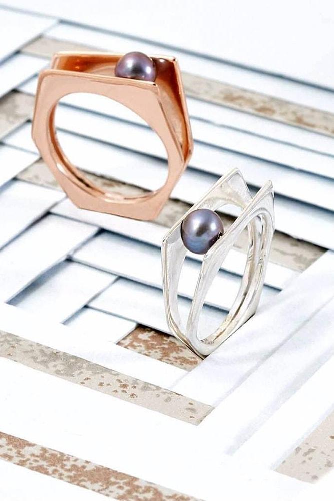 pearl engagement rings rose gold engagement rings white gold engagenment rings black pearl rings
