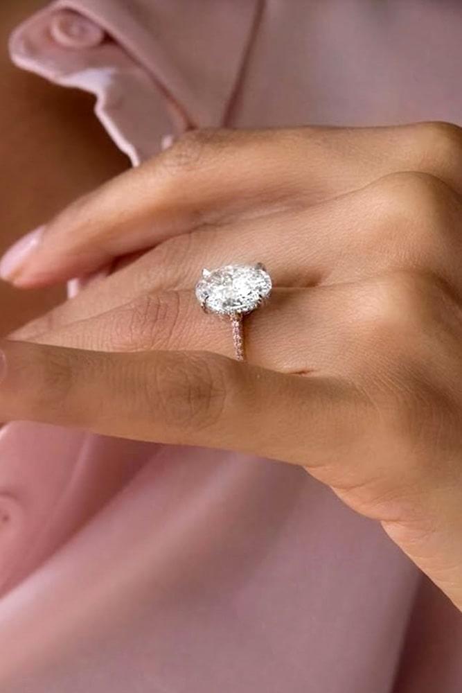 rose gold engagement rings diamond engagement rings oval engagement rings classic engagement rings
