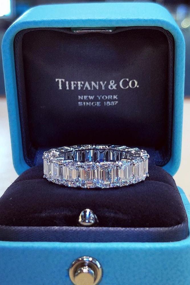 tiffany engagement rings eternal wedding band emerald shaped engagement rings engagement ring boxes