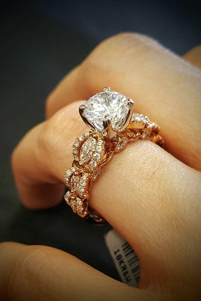beautiful engagement rings diamond engagement rings rose gold engagement rings unique engagement rings round diamond engagement rings