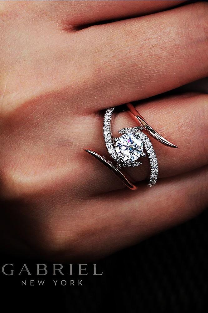 beautiful engagement rings diamond engagement rings rose gold engagement rings unique engagement rings split shank engagement rings