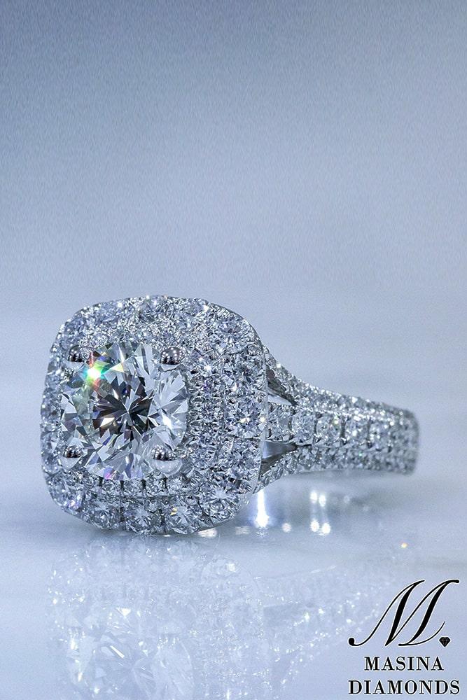 beautiful engagement rings white gold engagement rings double halo engagement rings diamond engagement rings round engagement rings