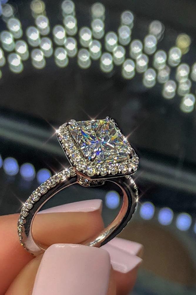 beautiful engagement rings white gold engagement rings halo engagement rings diamond engagement rings princess cut engagement rings