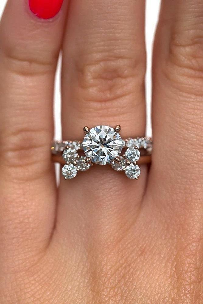 beautiful wedding ring sets unique wedding rings diamond wedding ring sets rose gold engagement rings round engagement rings
