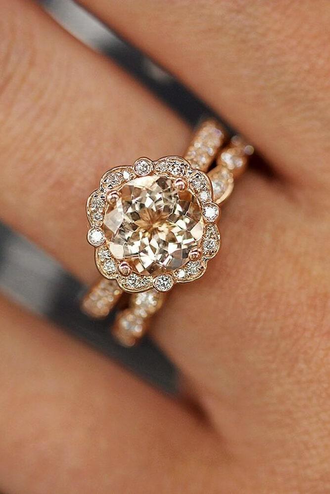 beautiful wedding ring sets unique wedding rings diamond wedding ring sets rose gold wedding ring sets round engagement rings 