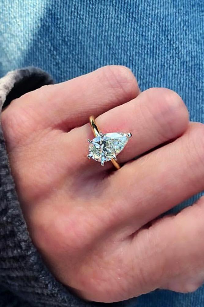 classic engagement rings rose gold engagement rings pear shaped diamond rings classic rings