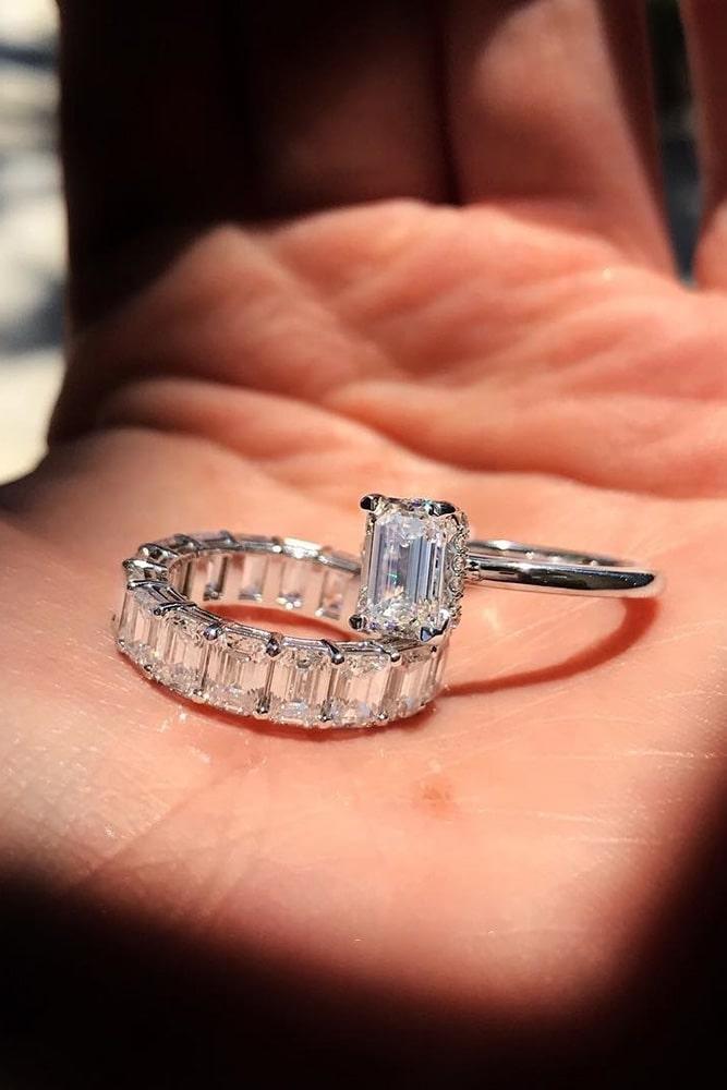diamond wedding rings wedding ring sets emerald cut engagement rings white gold engagement rings solitaire engagement rings