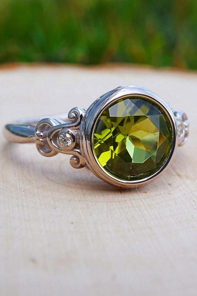 gemstone engagement rings white gold engagement rings halo engagement rings round engagement rings