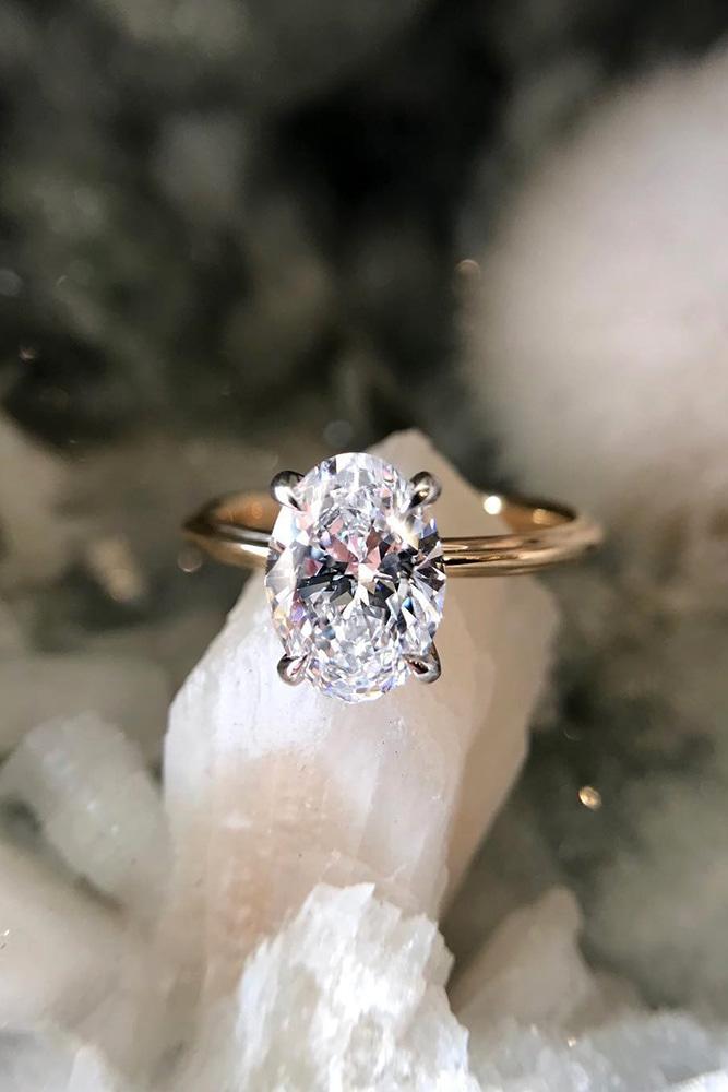 oval engagement rings simple engagement rings solitaire engagement rings rose gold engagement rings