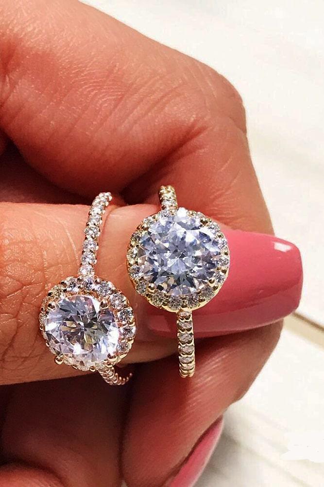 ritani engagement rings diamond engagement rings halo engagement rings rose gold engagement rings round engagement rings