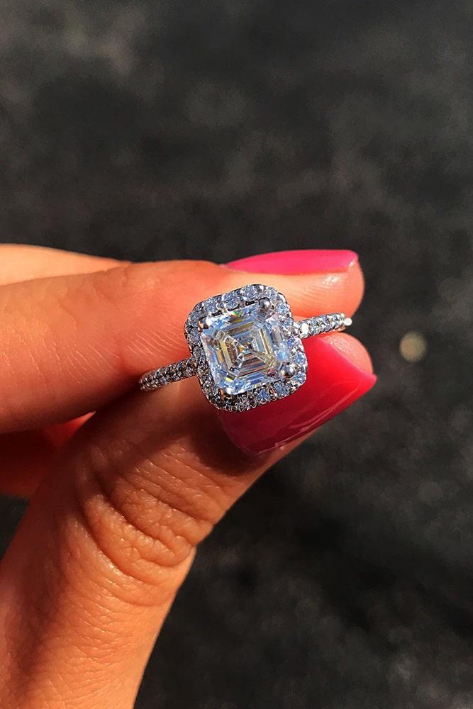 ritani engagement rings diamond engagement rings halo engagement rings white gold engagement rings radiant cut engagement rings