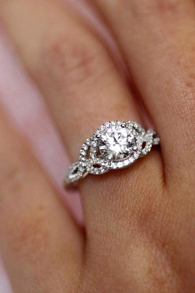 unique engagement rings flower engagement rings white gold engagement rings diamond engagement ring