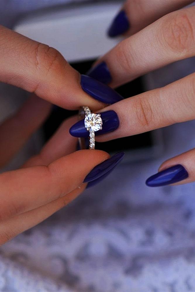 simple engagement rings solitaire engagement rings classic engagement rings white gold engagement rings round engagement rings
