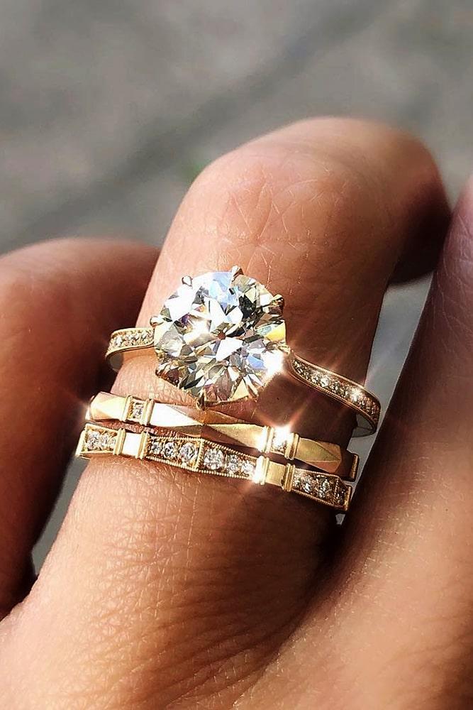 wedding ring sets diamond wedding ring sets round engagement rings rose gold engagement rings solitaire engagement rings