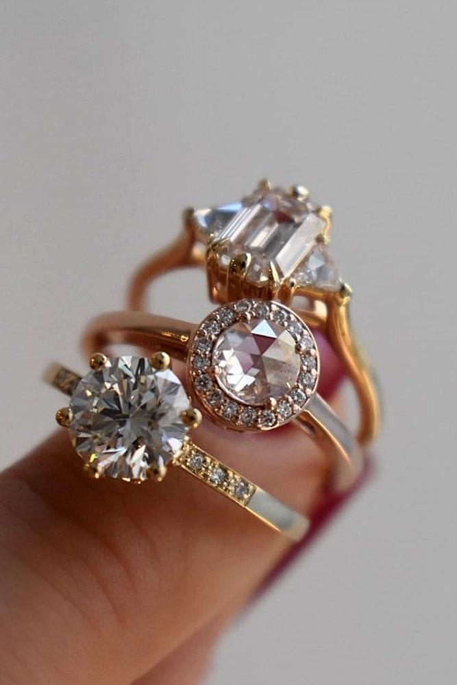 beautiful engagemen rings diamond engagement rings two tone engagement rings pave band rings