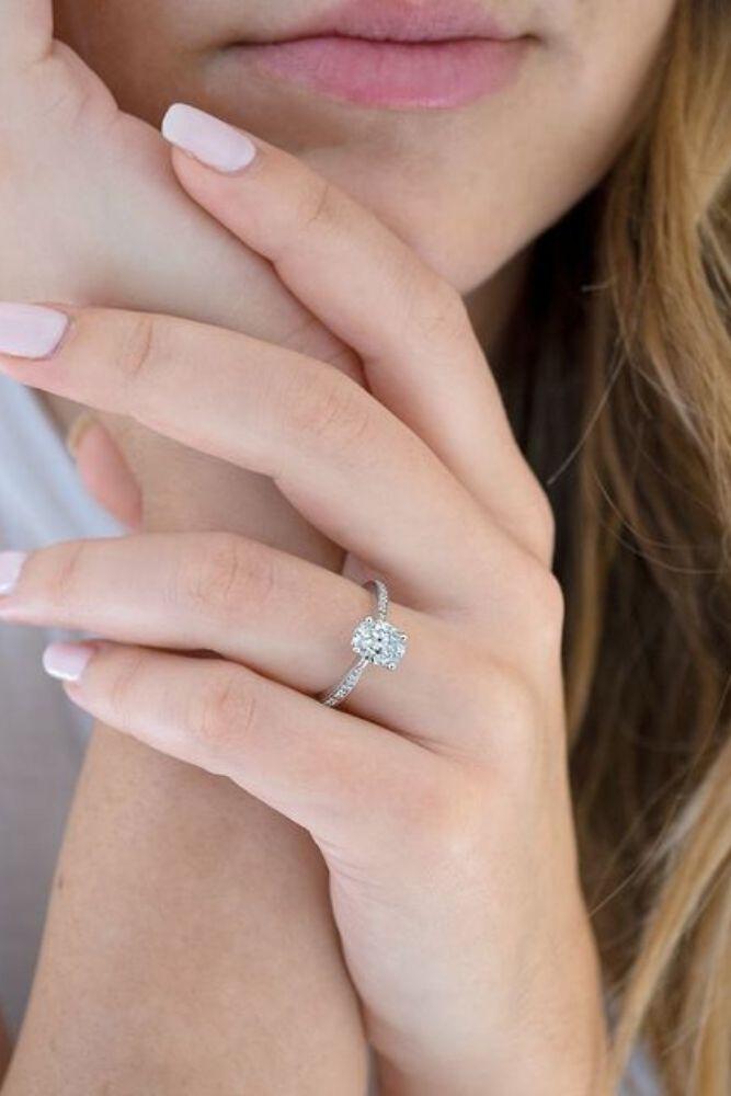 classic engagement rings princess cut classic rings2