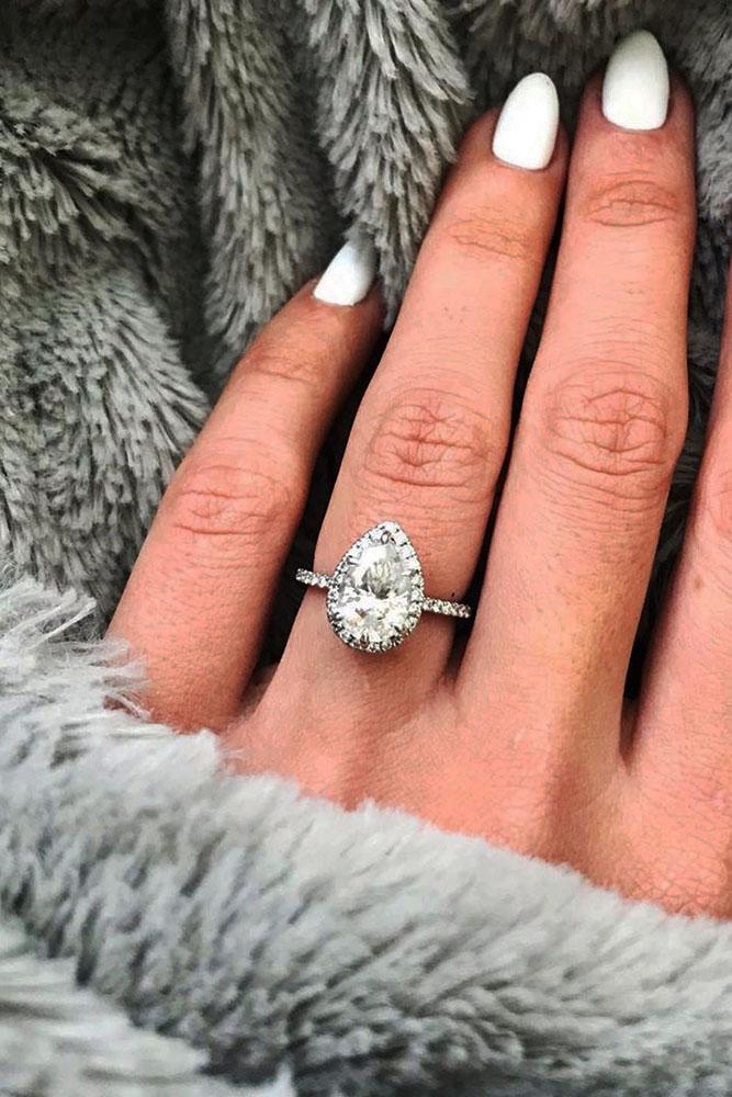pear shaped engagement rings white gold engagement rings beautiful engagement rings halo engagement rings