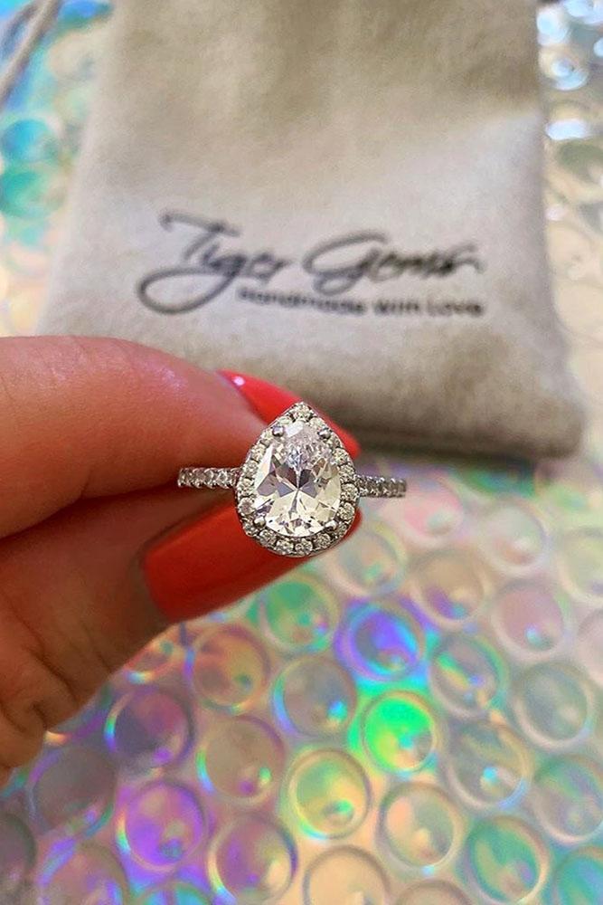 pear shaped engagement rings white gold engagement rings beautiful engagement rings halo engagement rings