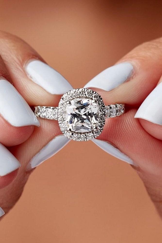 ring trends white gold engagement rings cushion cut engagement rings halo rings diamond engagement rings
