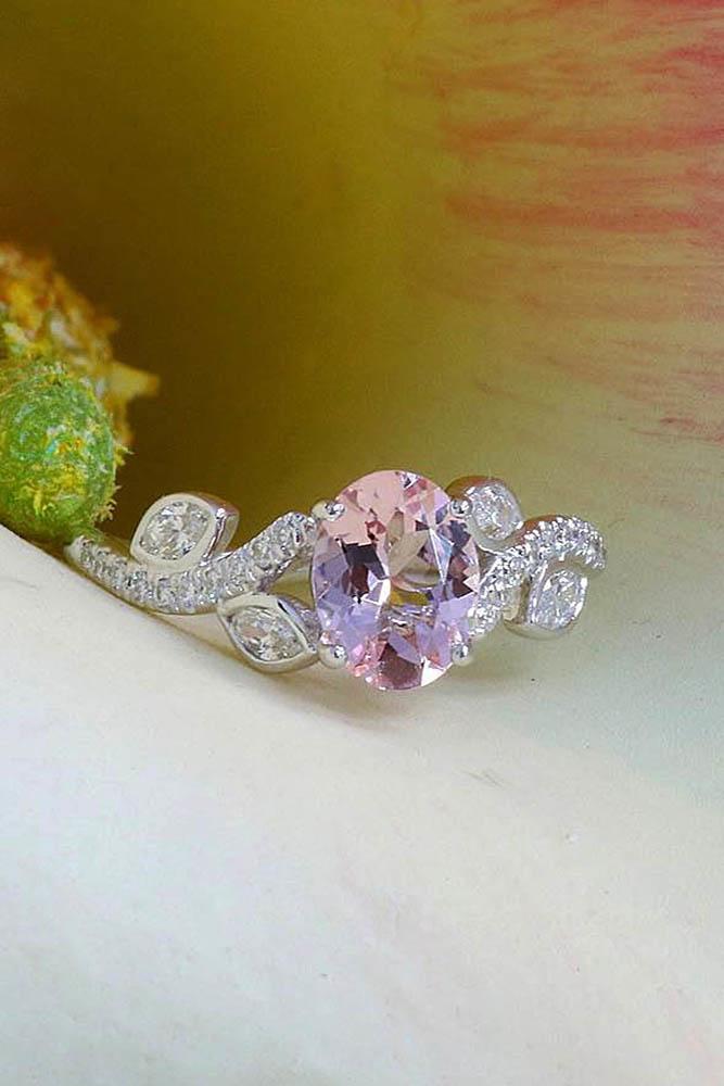 sapphire engagement rings unique engagement rings pink sapphire rings white gold engagement rings oval cut rings