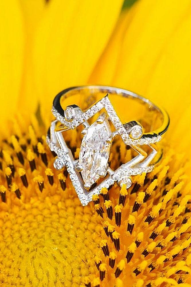 unique engagement rings diamond engagement rings rose gold engagement rings marquise cut engagement rings beautiful engagement rings