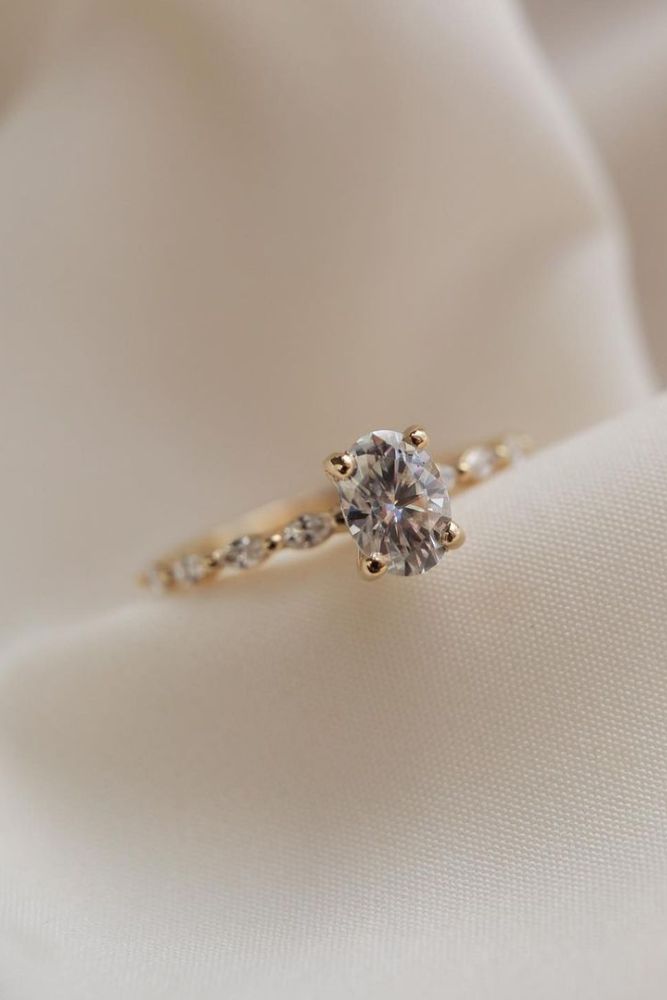 best vintage engagement rings oval cut rings2