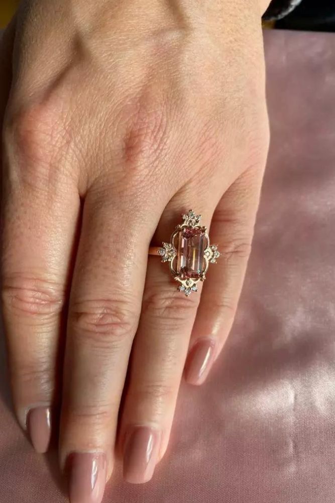 best vintage engagement rings rose gold rings