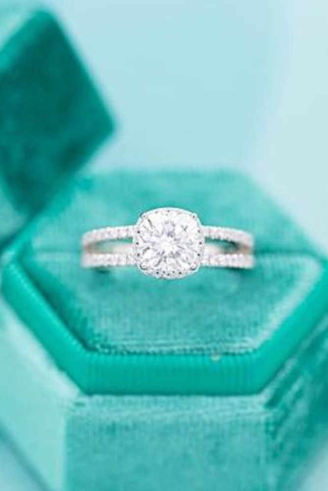 modern engagement rings princess cushion cut rings