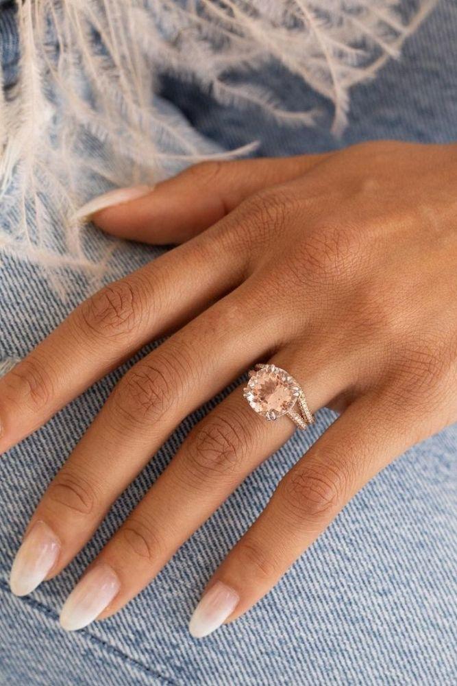 modern engagement rings rose gold rings