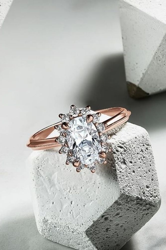 modern engagement rings rose gold rings2